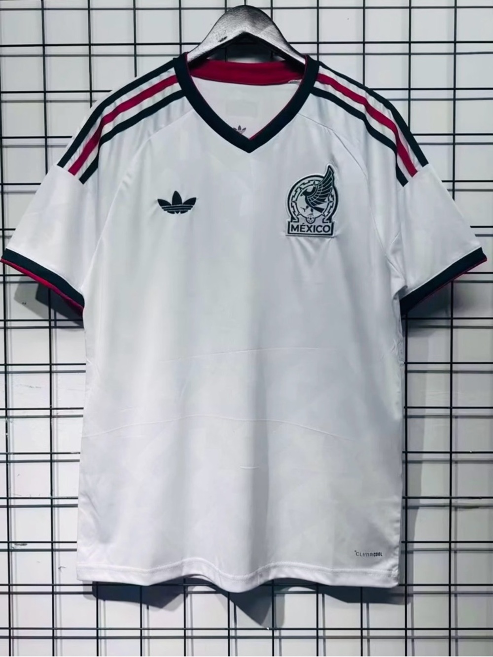 Adidas Originals White Mexico away 2026 soccer Jersey